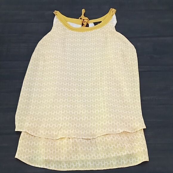 Yellow Worthington flowy halter top - Picture 1 of 4
